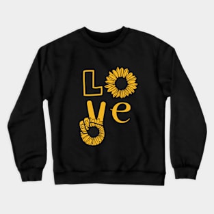 Love - Sunflower Power Crewneck Sweatshirt